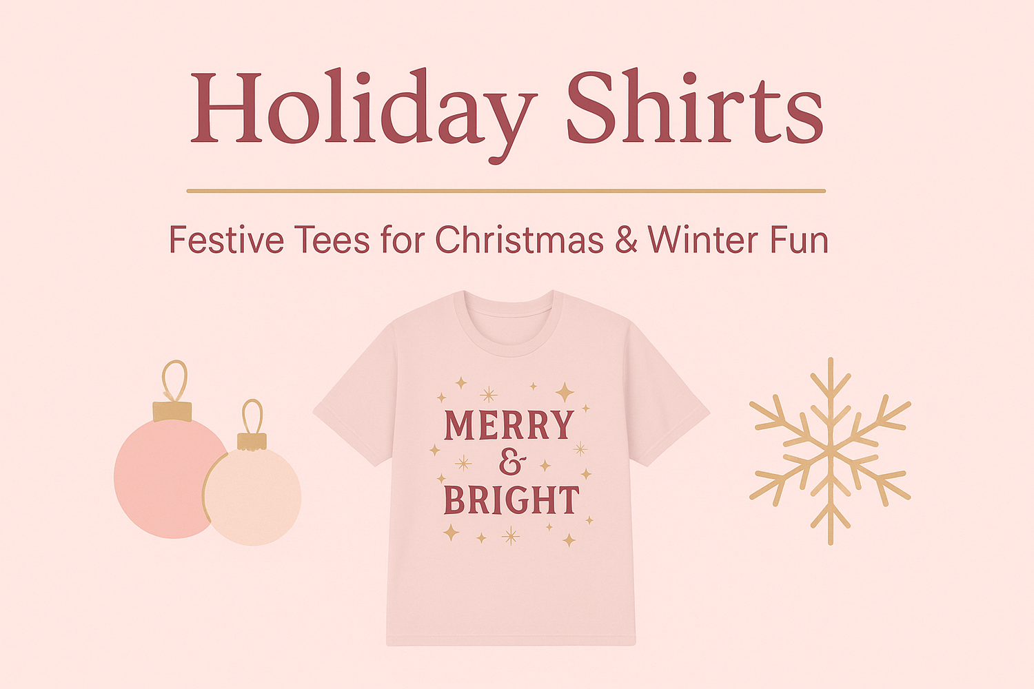 Holiday Shirts - Festive Tees for Christmas & Winter Fun